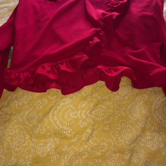 PLT Red Ruffle Dress - Picture 3 of 6